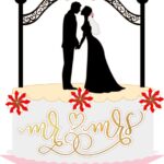 Topo de Bolo - Casamento