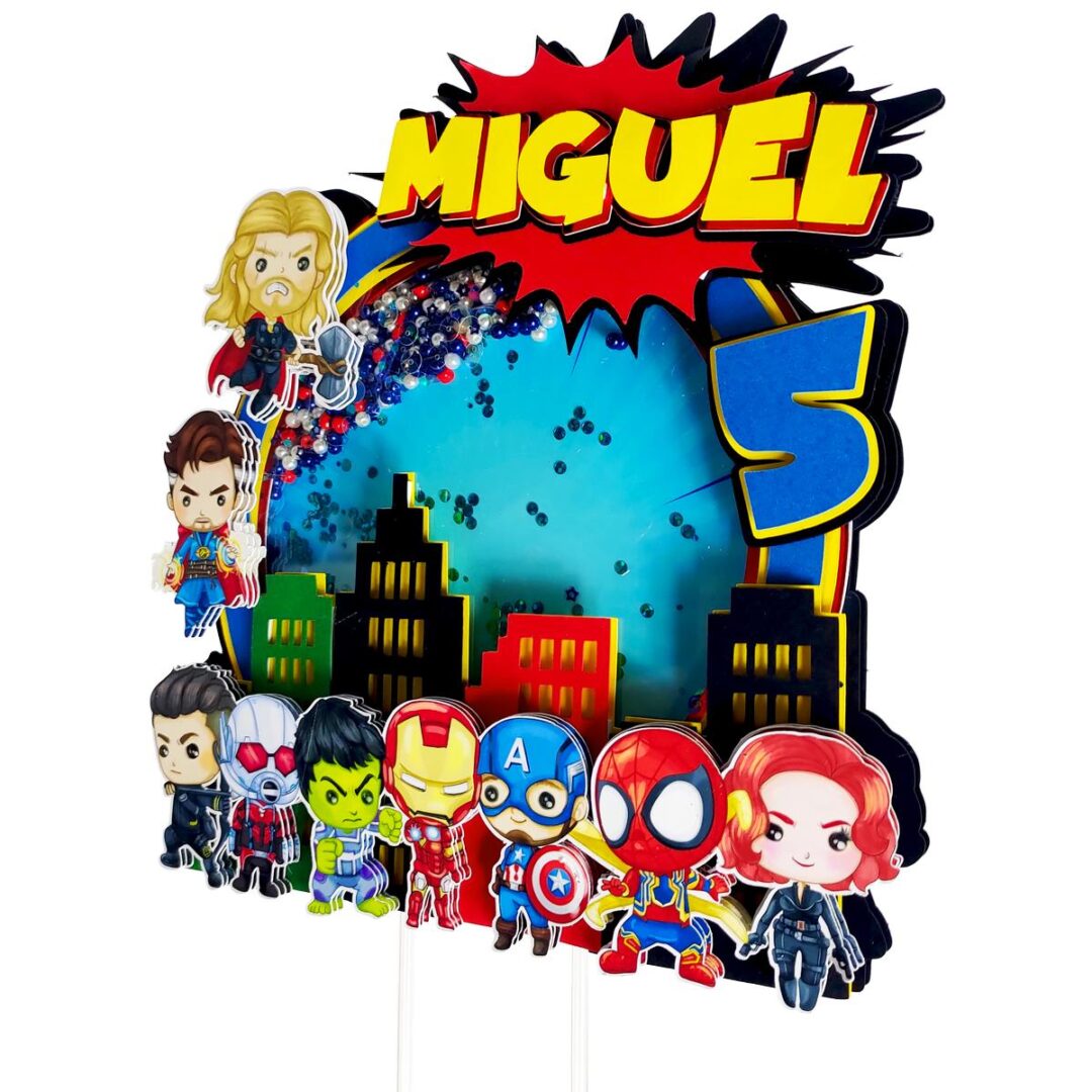 1 - Vingadores Topo de Bolo - Vingadores - Imagem 1
