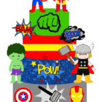 Topo de Bolo - Vingadores