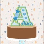 Topo de Bolo - Alfabeto