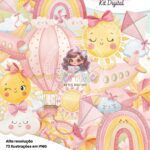 1ª Volta ao Sol Rosa Candy - Kit Digital