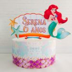 Topo de Bolo - A pequena Sereia