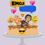 Topo de Bolo - Emoji