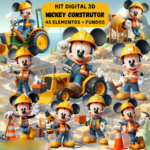 Mickey Construtor 3D - Kit Digital