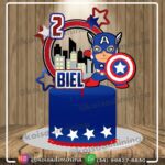 Topo de Bolo - Capitão América