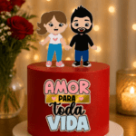 Dia dos Namorados - Topo de Bolo