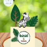 Topo de Bolo - Zebra