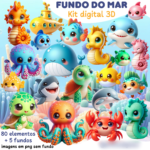 Fundo do Mar 3D - Kit Digital