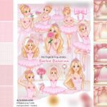 Barbie Bailarina Aquarela - Kit Digital