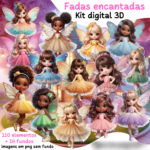 Fadas Encantadas - Kit Digital