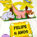 Topo de Bolo - Dinossauros