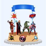 Topo de Bolo - Vingadores