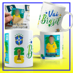 Copa do Mundo - Caneca + Figurinha