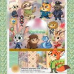 Zootopia Cute Aquarela - Kit Digital
