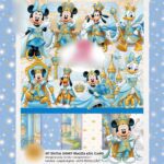 Disney Realeza Azul Claro - Kit Digital