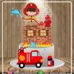 Topo de Bolo - Bombeiros