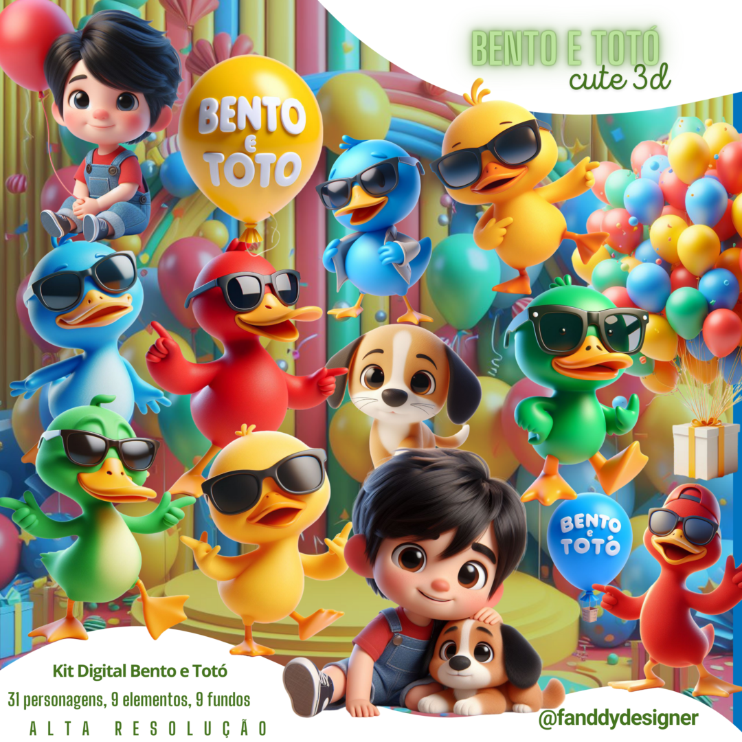 8 - Bento e Totó Bento e Totó - Kit Digital - Imagem 1