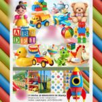 Brinquedos de Criança 3D - Kit Digital