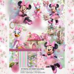 Minnie Fada Rosa 3D- Kit Digital