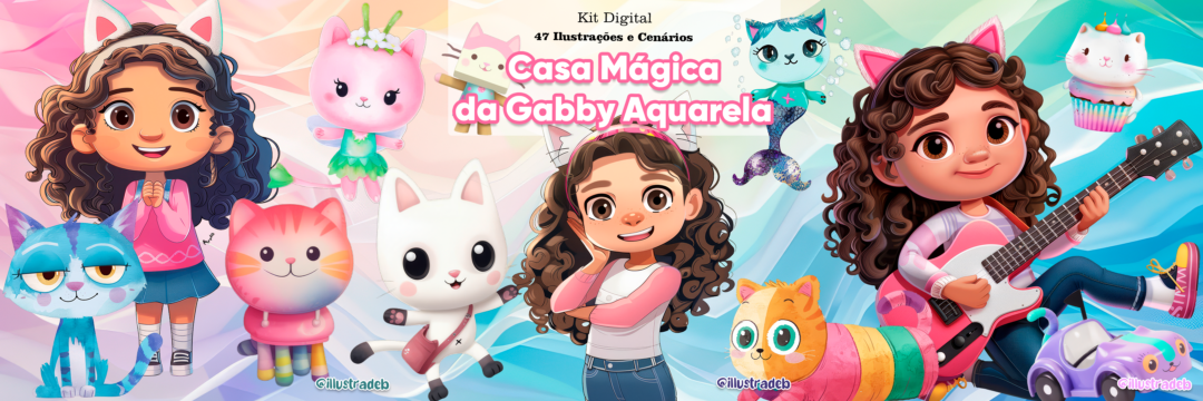 Casa Mágica da Gabby Casa Mágica da Gabby - Kit Digital - Imagem 1