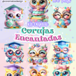 Corujas Encantadas - Kit Digital