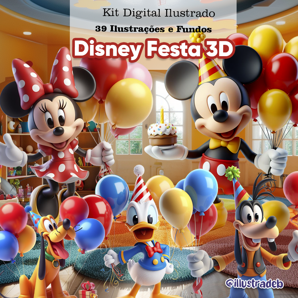 Disney Festa 3D Disney Festa 3D - Kit Digital - Imagem 1