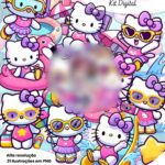 Hello Kitty Pool Party Cartoon - Kit Digital