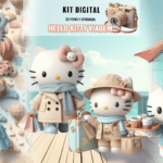 Hello Kitty Viagem- Kit Digital