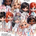 Mascotes Médicas - Kit Digital