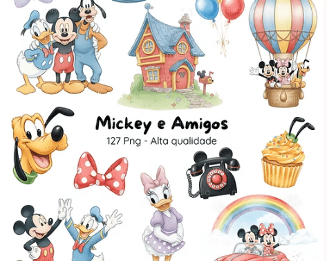 Mickey and Friends Mickey and Friends - Kit Digital - Imagem 1