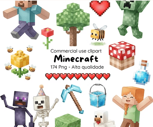 Minecraft Minecraft - Kit Digital - Imagem 1