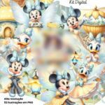 Minnie Fadinha Amarela- Kit Digital