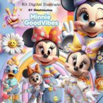 Minnie Good Vibes - Kit Digital