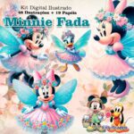 Minnie Jardim das Fadas - Kit Digital