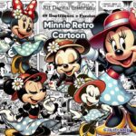 Minnie Retro Cartoon - Kit Digital