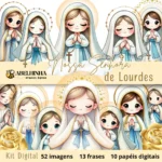Nossa Senhora de Lourdes - Kit Digital
