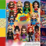 Super Heróinas 3D- Kit Digital