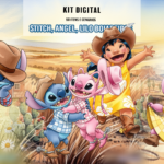 Stitch Lilo e Angel Boiadeiros- Kit Digital