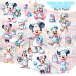 Turma do Mickey Confeiteiro - Kit Digital