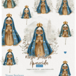 Ilustrações Nossa Senhora Aparecida 6 - Kit Digital
