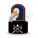 Topo de Bolo - Harry Potter