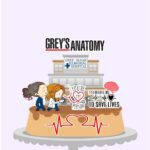 Topo de Bolo - Greys Anatomy