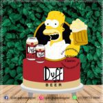 Topo de Bolo - Homer Simpsons