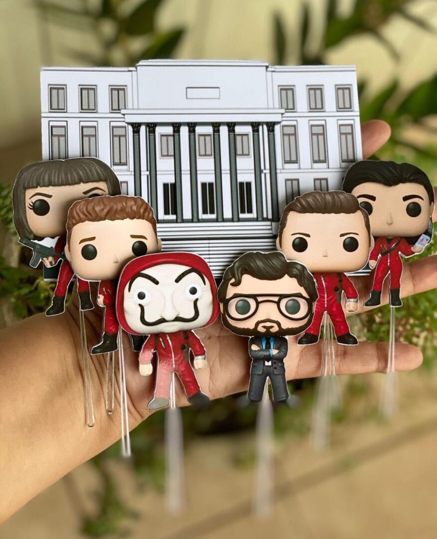 1 - La Casa de Papel Topo de Bolo - La Casa de Papel - Imagem 1