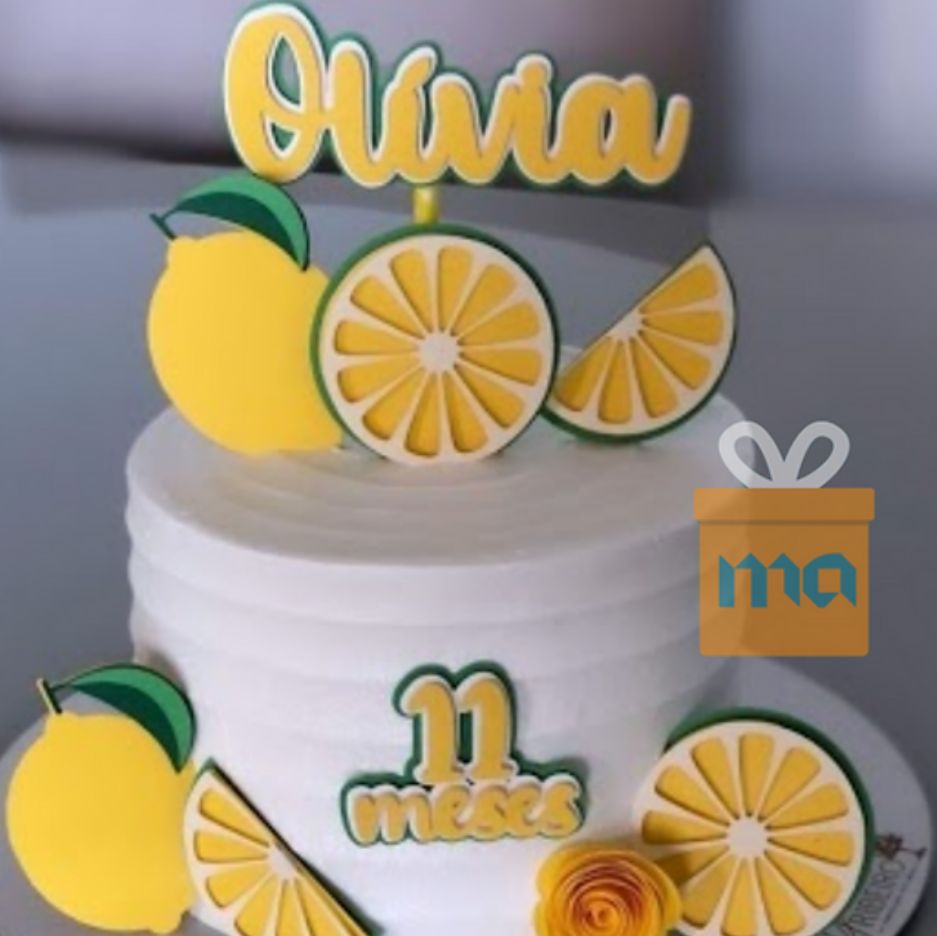 1 - Limão - Laranja Topo de Bolo - Limão - Imagem 1