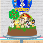 Topo de Bolo - Looney Tunes