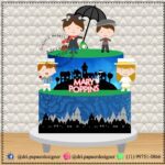 Topo de Bolo - Mary Poppins