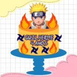 Topo de Bolo - Naruto