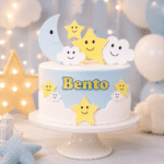 Topo de Bolo - Nuvem, Lua e Estrela