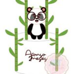 Topo de Bolo - Panda